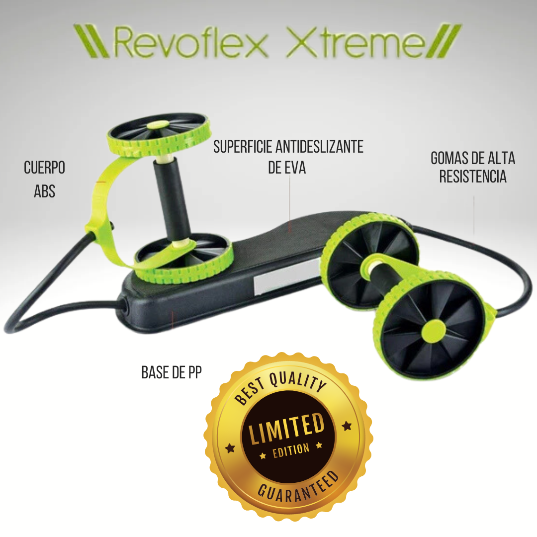 Ejercitador multifuncional REVOFLEX XTREME + BANDAS ELÁSTICAS GRATIS