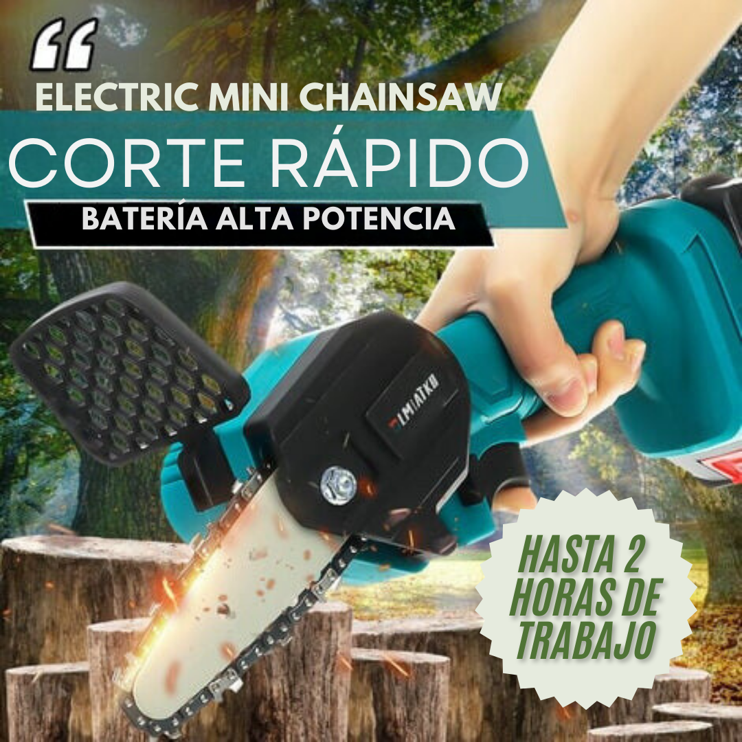 Sierra eléctrica de mano - ELECTRIC MINI CHAINSAW