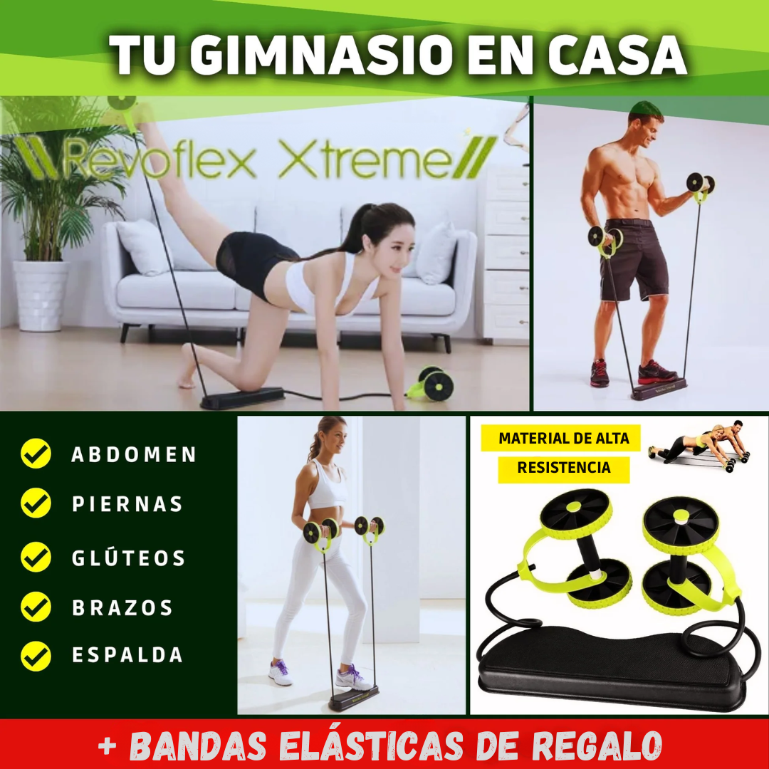 Ejercitador multifuncional REVOFLEX XTREME + BANDAS ELÁSTICAS GRATIS