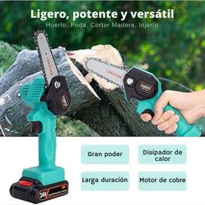 Sierra eléctrica de mano - ELECTRIC MINI CHAINSAW