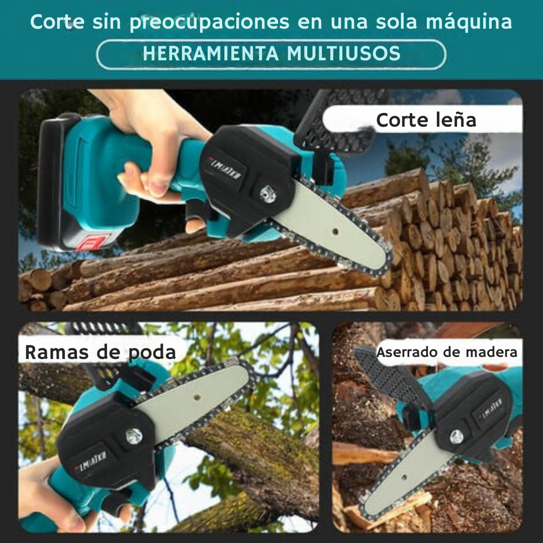 Sierra eléctrica de mano - ELECTRIC MINI CHAINSAW