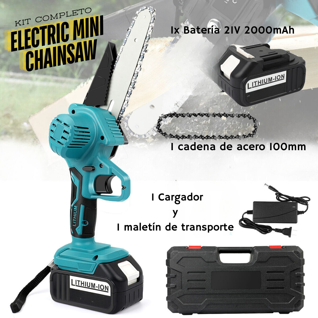 Sierra eléctrica de mano - ELECTRIC MINI CHAINSAW