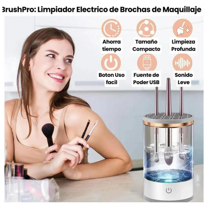 Limpiador eléctrico de brochas